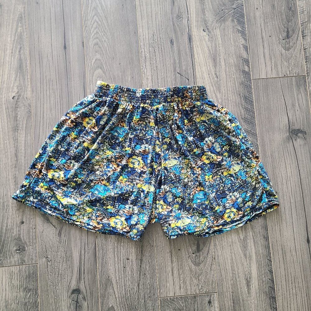Floral Silky Shorts